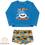 Miniatura: Conjunto Camisa Proteção UV Azul e Sunga Laranja Shark - 2269
