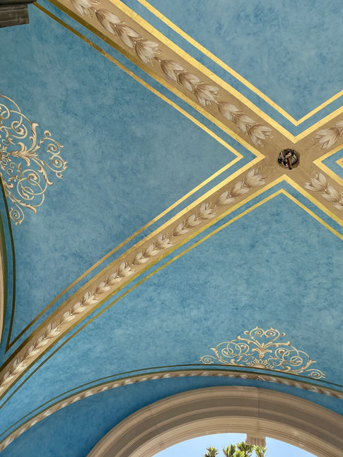 Exterior mural with 23kt gold details-7