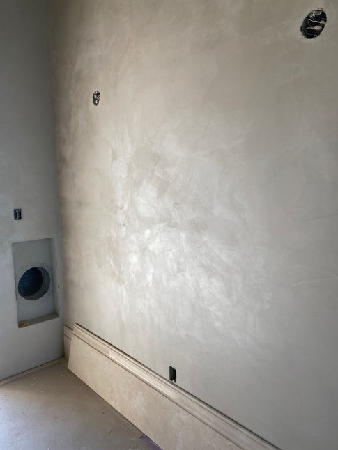Metallic plaster walls and ceilings -2