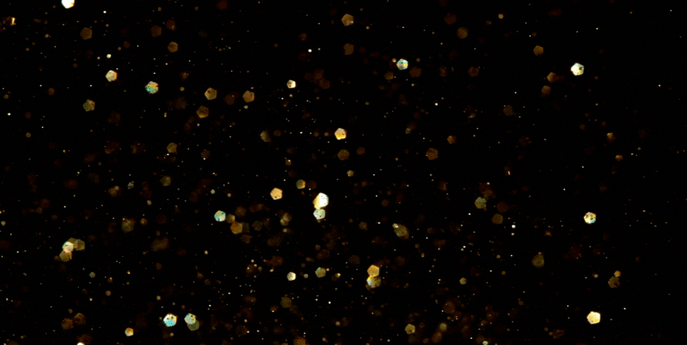 Gold confetti background