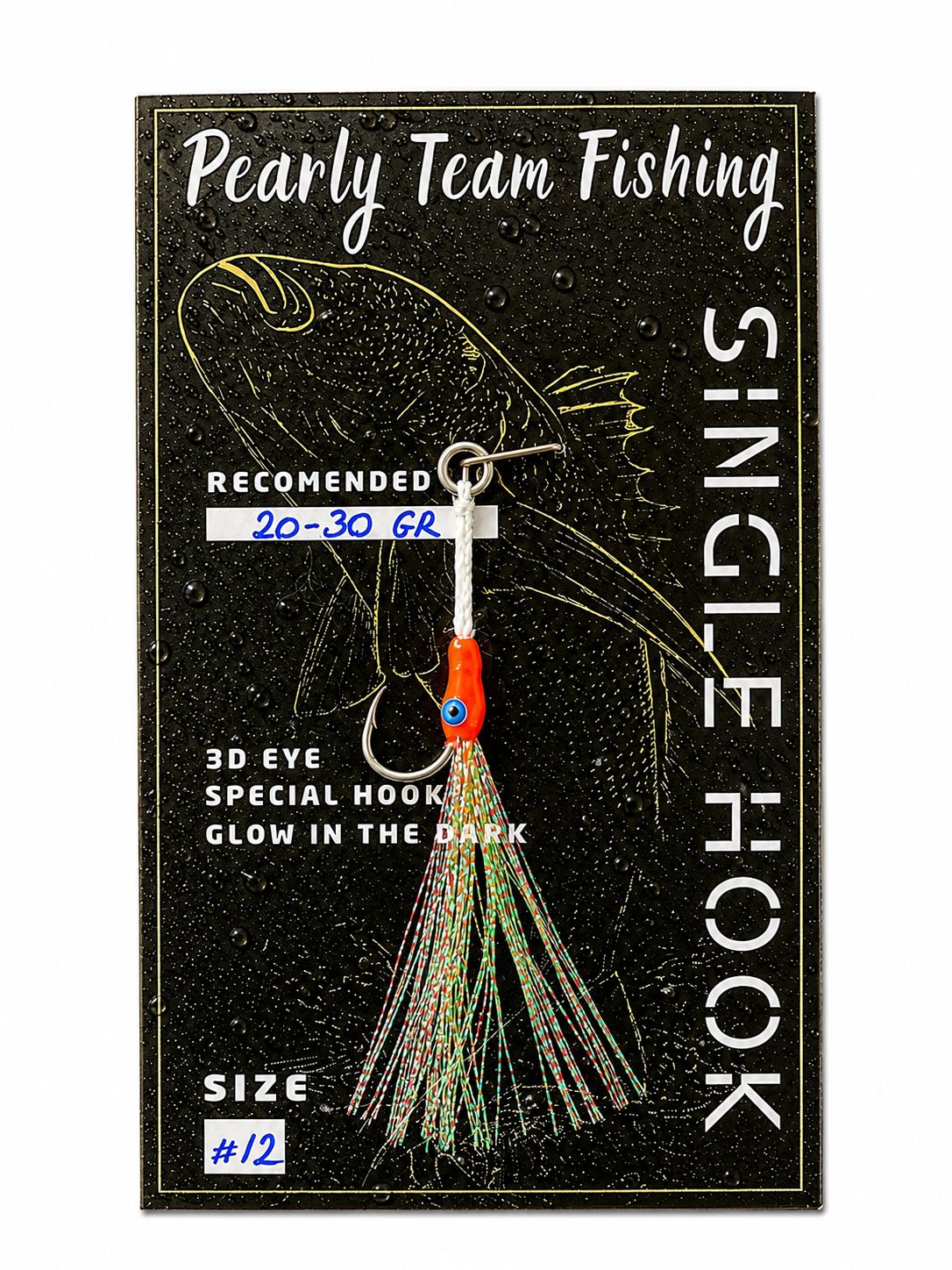Pearly Team Fishing - SINGLE HOOK ( 20gr - 30gr )