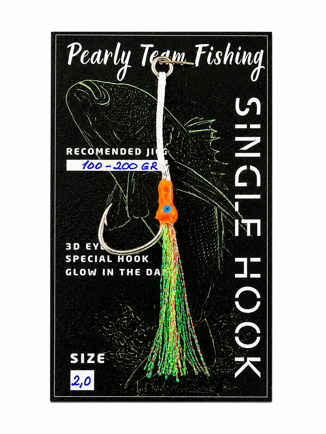 Pearly Team Fishing - SINGLE HOOK ( 100gr - 200gr )