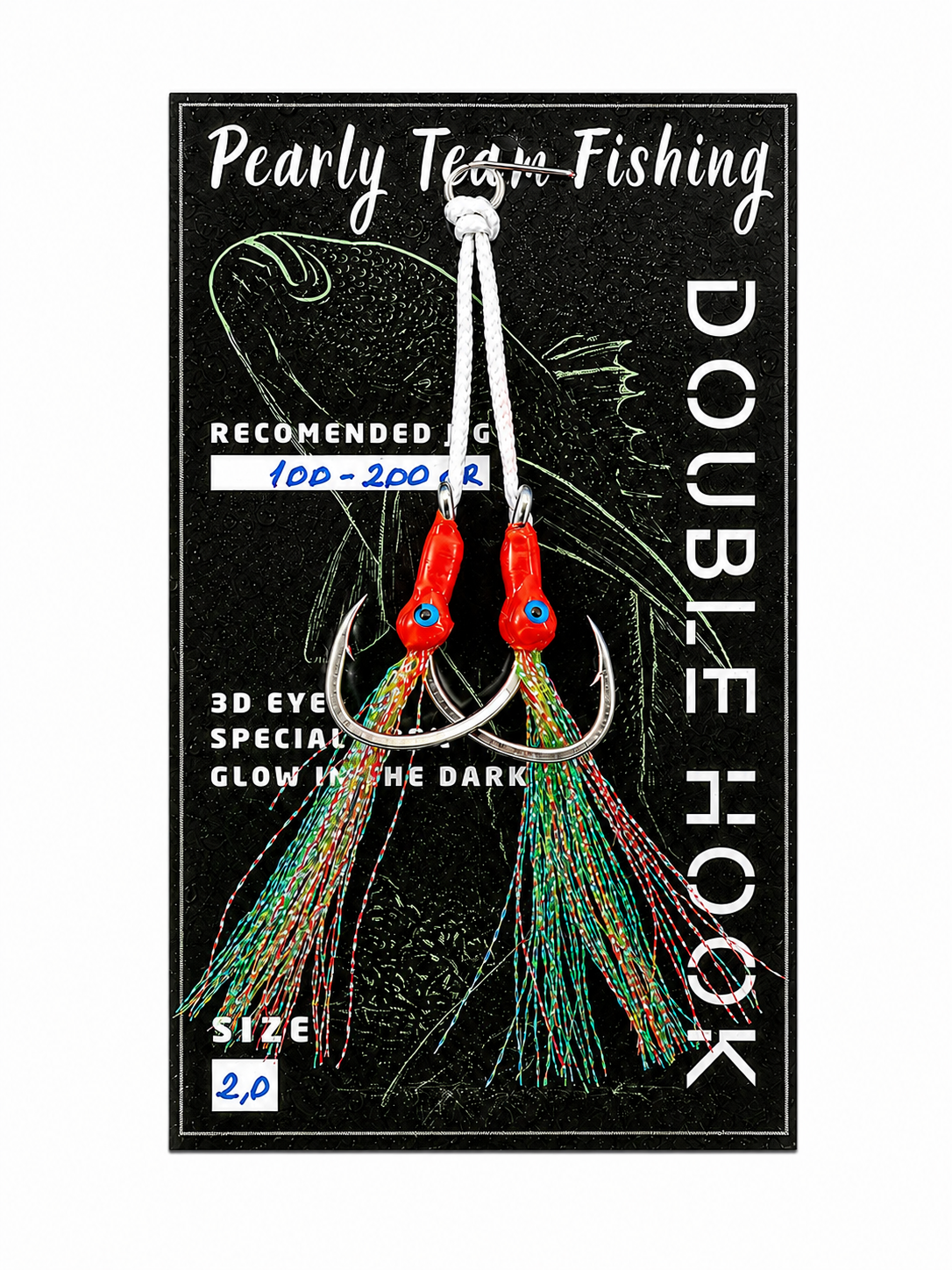 Pearly Team Fishing - DOUBLE HOOK ( 100gr -200gr )