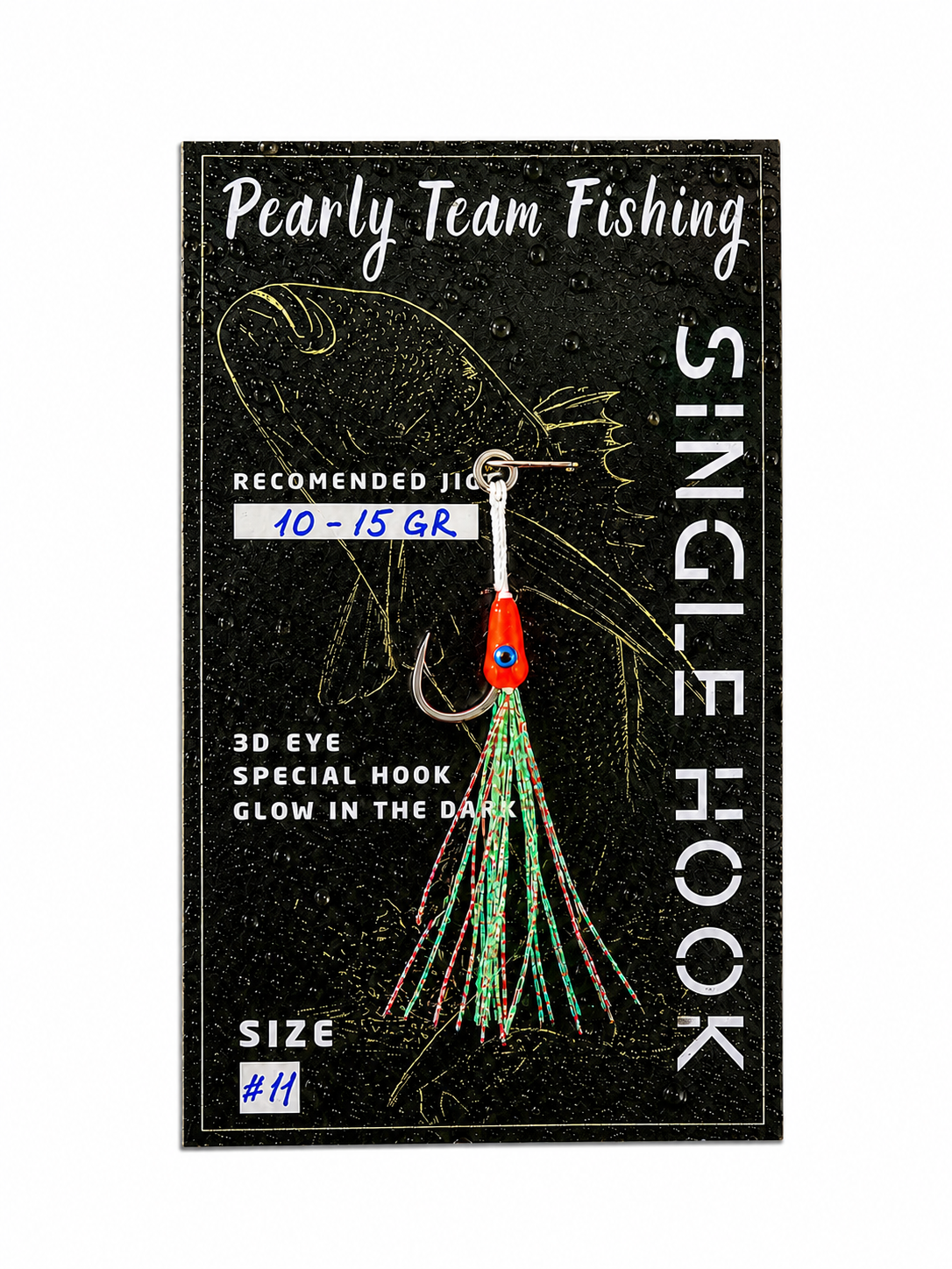 Pearly Team Fishing - SINGLE HOOK ( 10gr - 15gr )