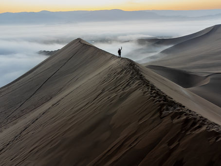 Huacachina Sunrise: Chasing the Light Above the Sand and Fog
