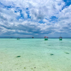 shallow water at beach