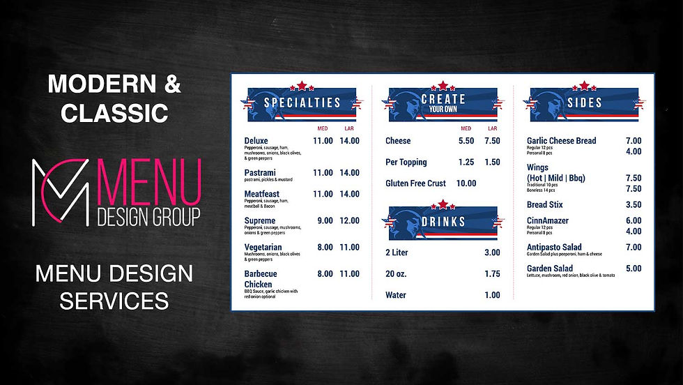Restaurant Graphic Design
