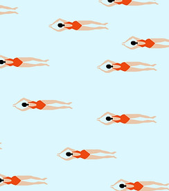 Motif nageuse