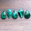Thumbnail: 1” Malachite Teardrop