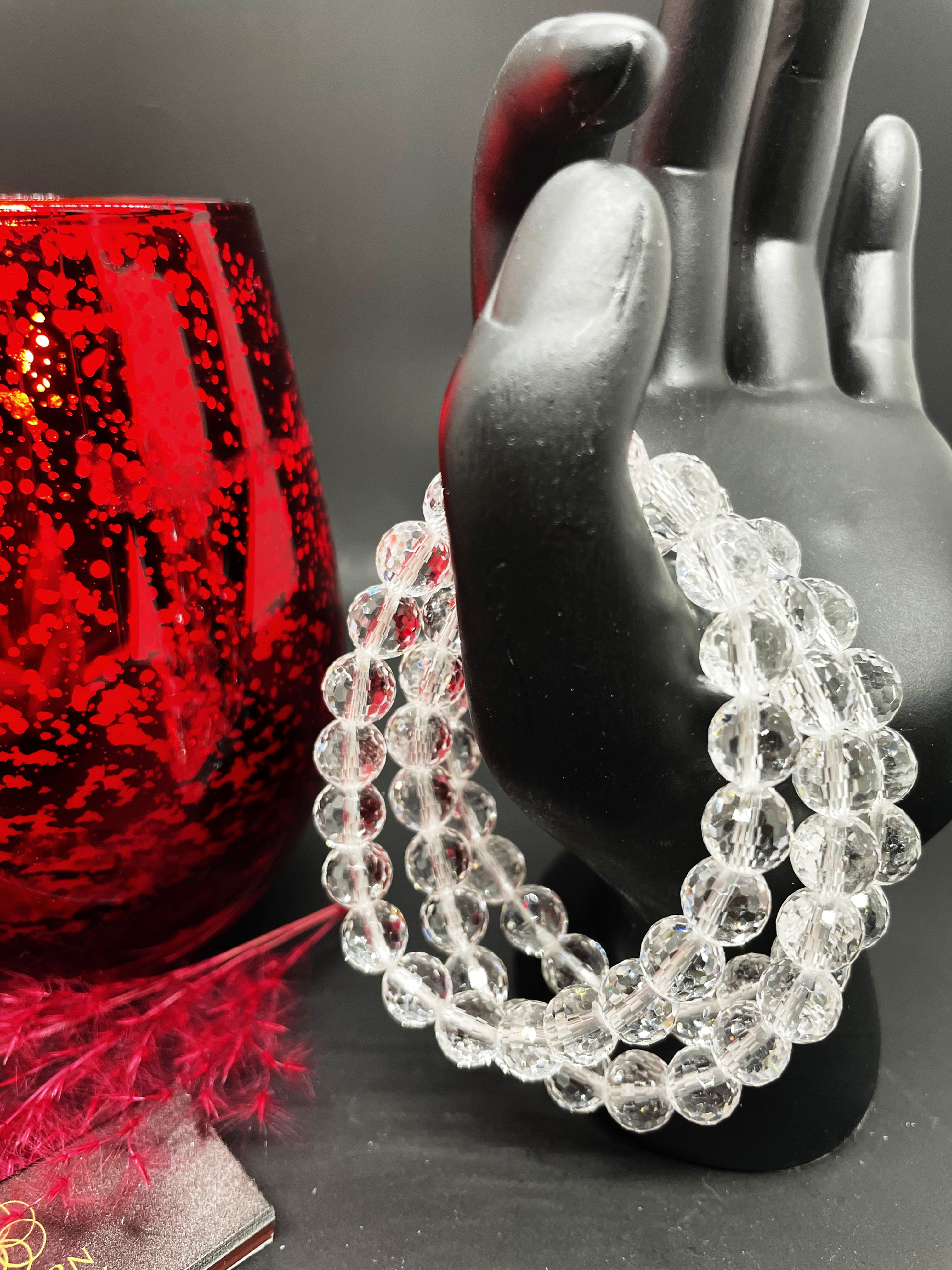 Faceted Quartz Bracelet