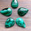 Thumbnail: 1” Malachite Teardrop
