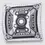 Thumbnail: The Harrison Silk Bandana – Black & White 55