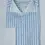Thumbnail: Contrast Collar Wide Blue Stripe Shirt