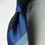 Thumbnail: Bolzano 3 Blues  Striped Italian Silk Tie