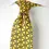 Thumbnail: Yellow Hexagon Silk Twill Tie