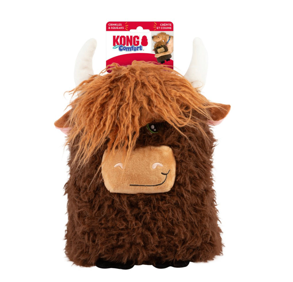 KONG COMFORT JUMBO HIGHLAND COW,