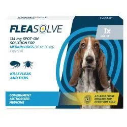 Fleasolve MEDIUM DOG FLEA TREATMENT
