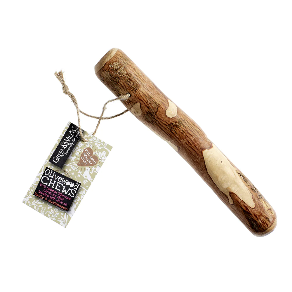 Green & Wild Olive wood Chew
