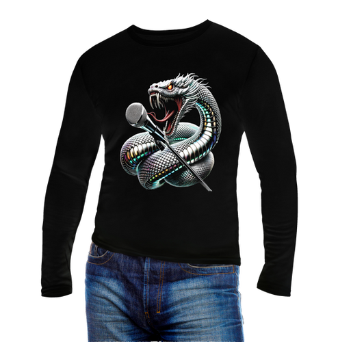 Snake the Mic long sleeve t-shirt | THEY ROCK
