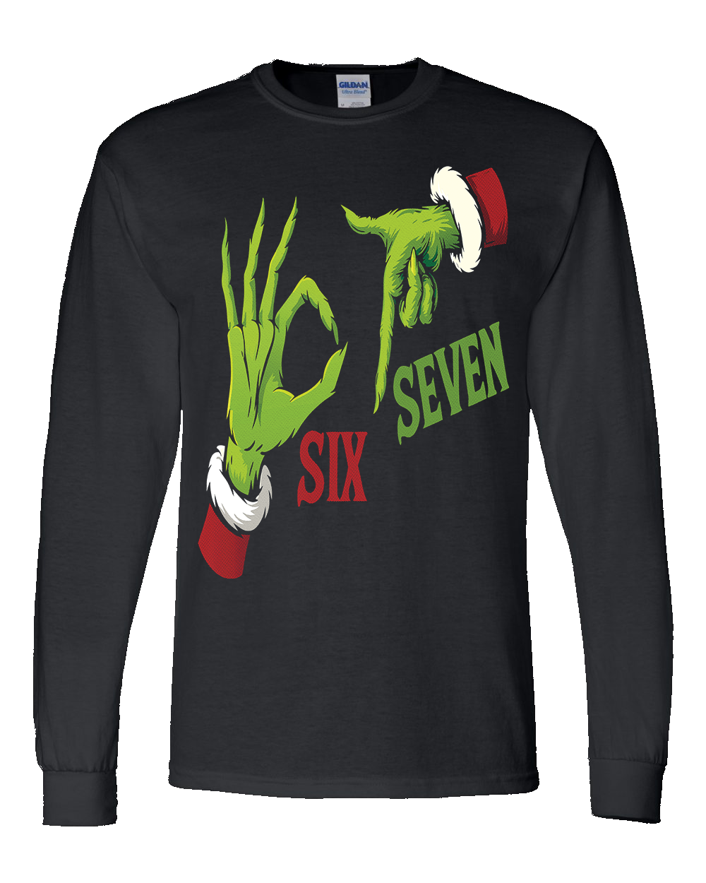 Black Long sleeve 6&7 t-shirt