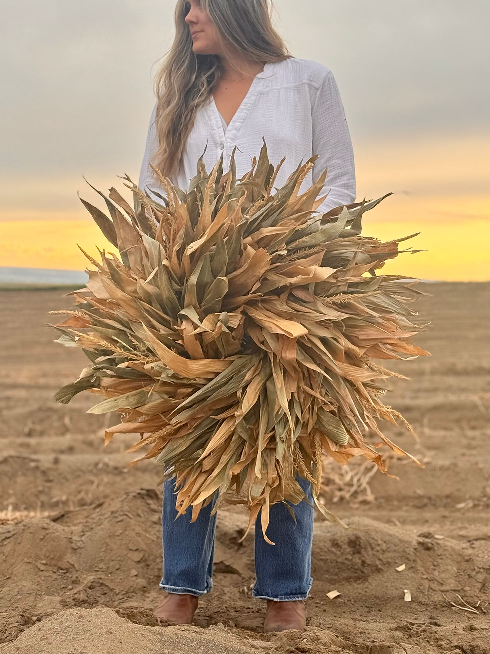 Thumbnail: Small Cornhusk Wreath