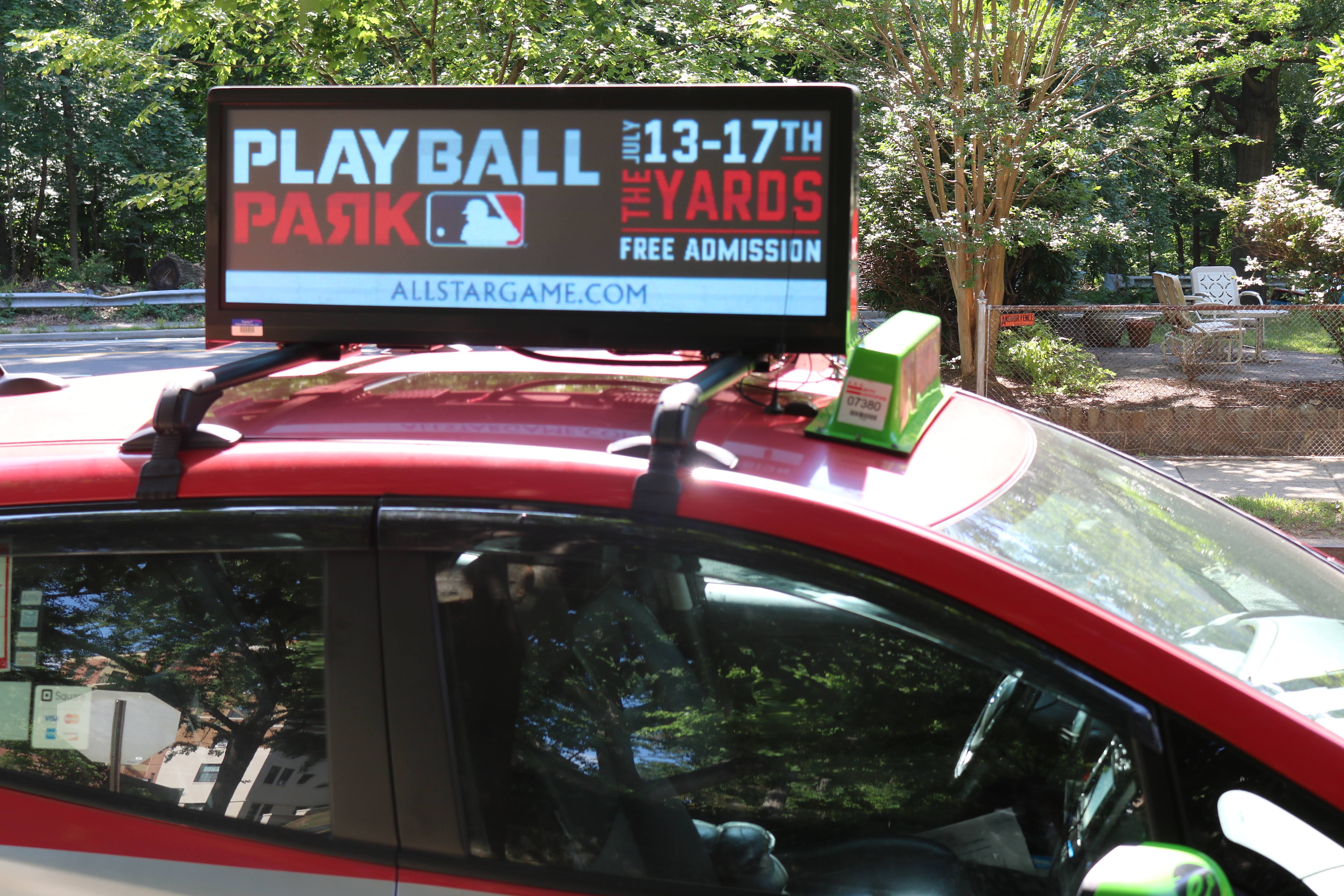 Washington Nationals: Play Ball, digital taxi tops