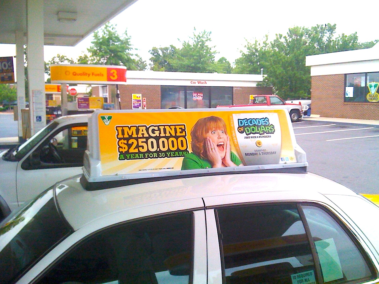 Virginia Lottery: Lottery promotion, digital taxi top