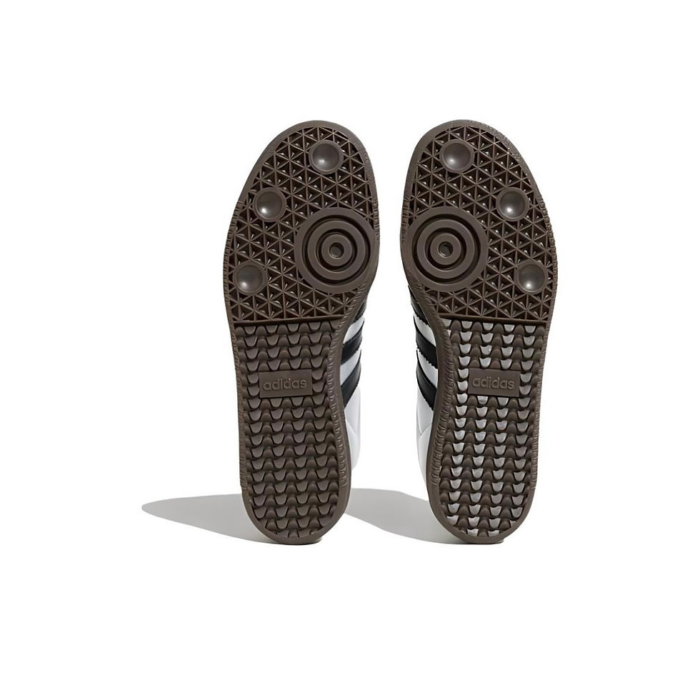 Thumbnail: Adidas Samba OG 'Silver Metallic Black Gum'