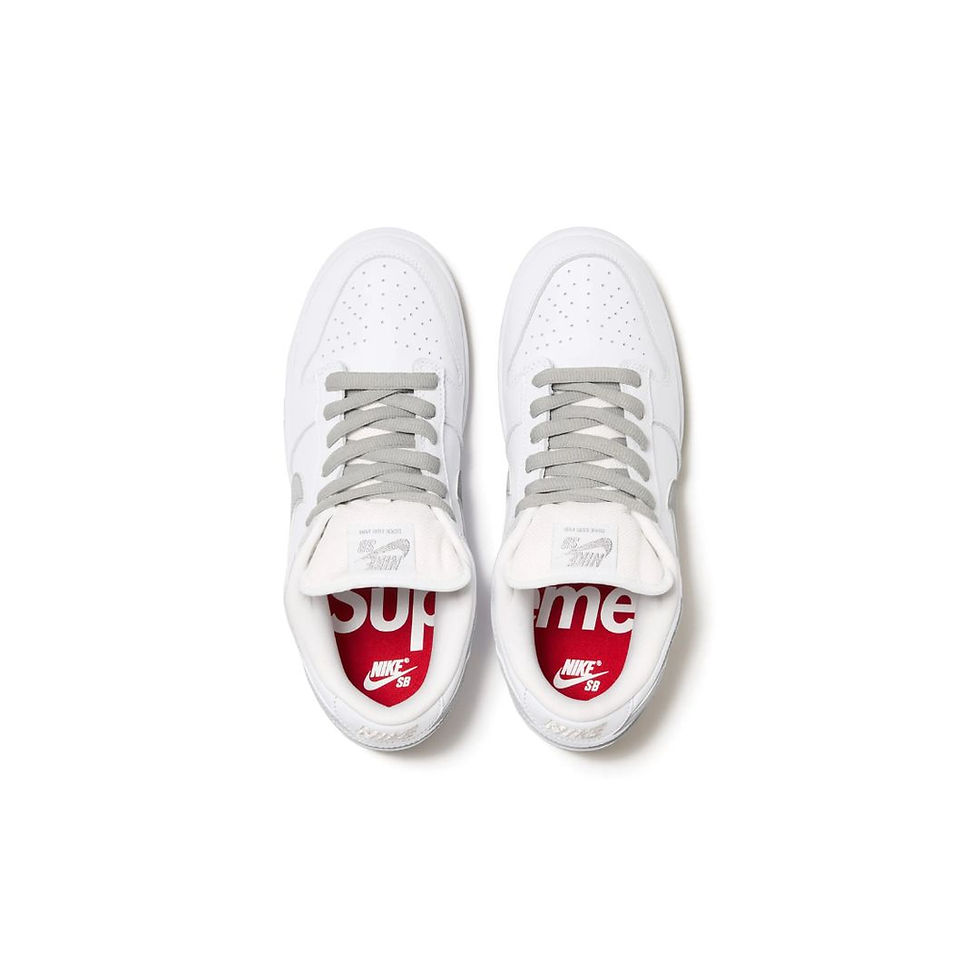 Thumbnail: Supreme x Nike SB Dunk Low '94 White Metallic Silver'