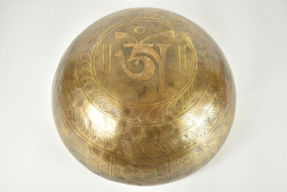 Miniaturbild: Klangschale Becken - Buddha Gravur - 3269 gr. 32 cm - Klangmassage