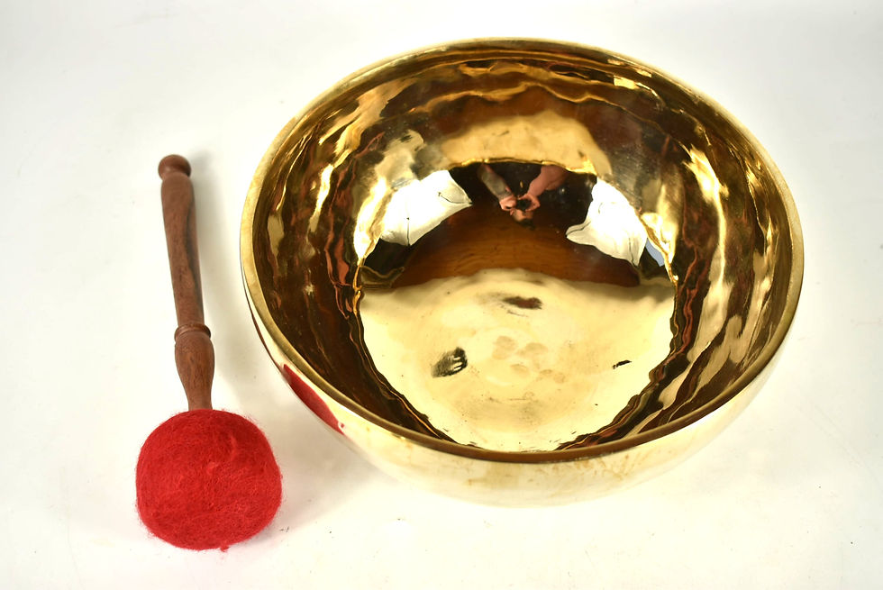 Klangschale - Beckenschale - poliert - 2125 Gr. 25 cm - Klangmassage Meditation