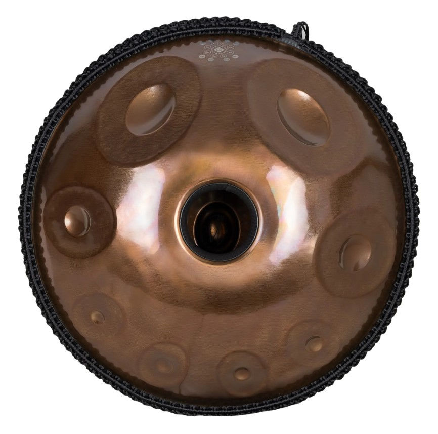 Thumbnail: SELA SE 314 Majesty Handpan - F2 Pygmy 17 (9+8) - 440 Hz - Edelstahl - Schutztas