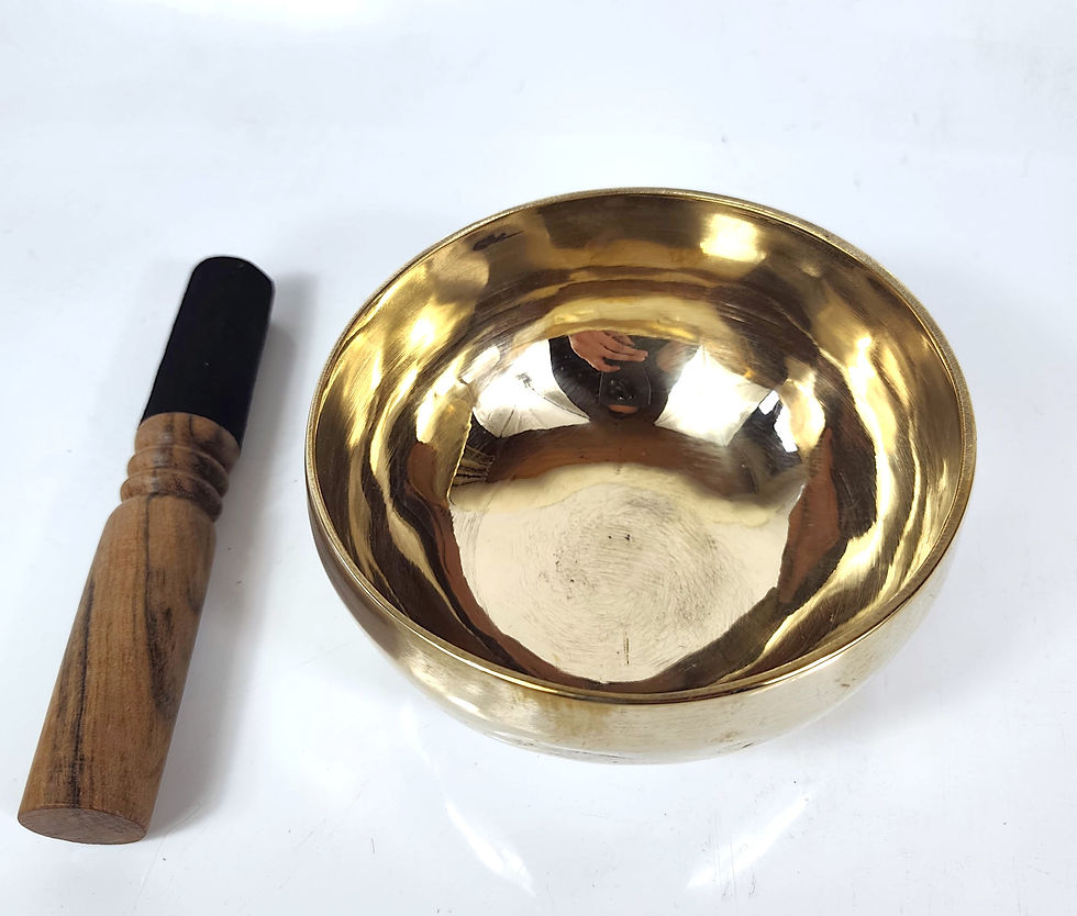Klangschale Herz - 686 gr. 15 cm - poliert - Klangmassage Meditation Therapie