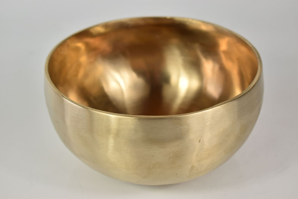 Thumbnail: Klangschale Herz - 702 gr. 16 cm - matt - Klangmassage Meditation Therapie