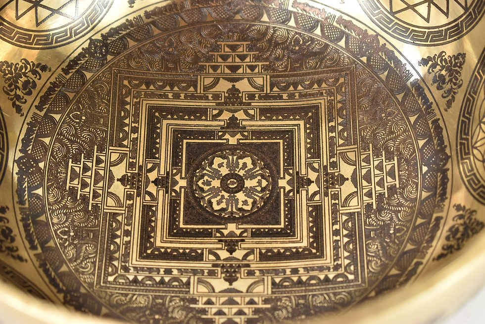 Miniaturbild: Klangschale - Mandala - 1177 gr. 20 cm Klangmassage Meditation