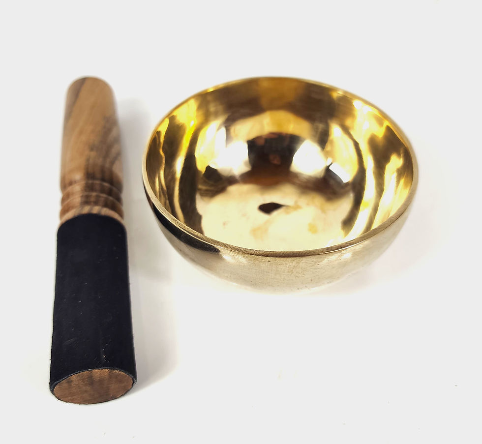 Thumbnail: Klangschale Kopf - 246 gr. 11 cm - Klangmassage Meditation Therapie