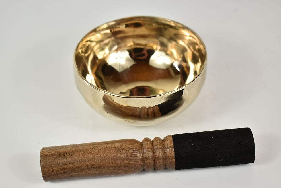 Klangschale Kopf - 361 gr. 12 cm - Klangmassage Meditation Therapie