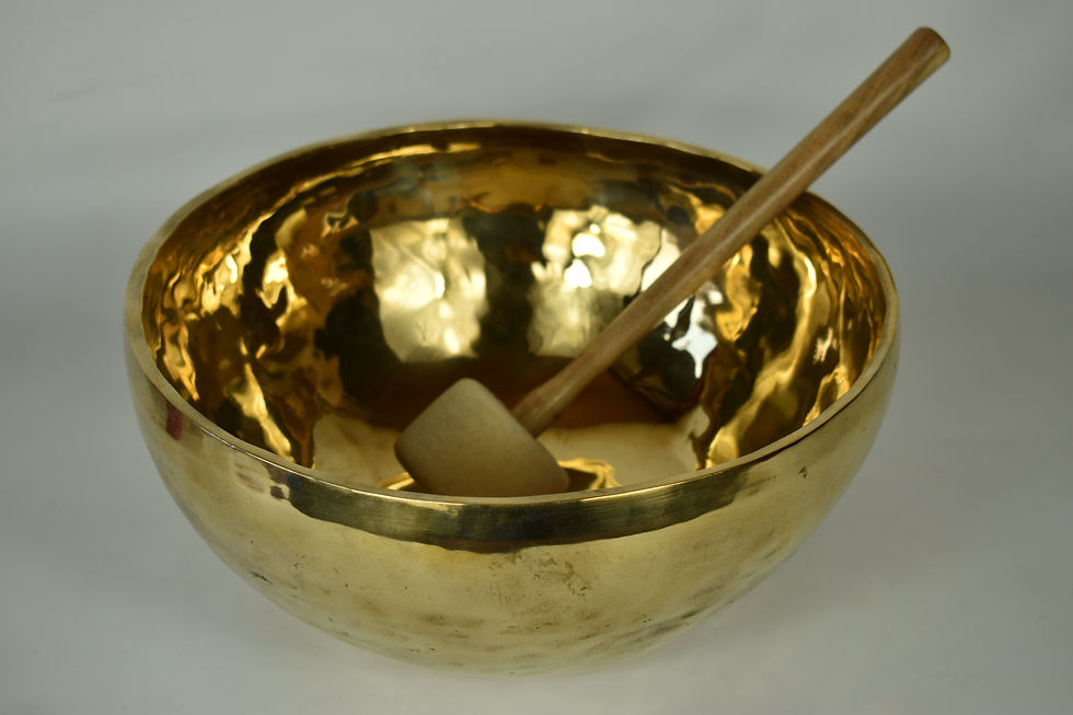 Thumbnail: Klangschale - 3385 gr. 34 cm - große Beckenschale - Klangmassage Meditation