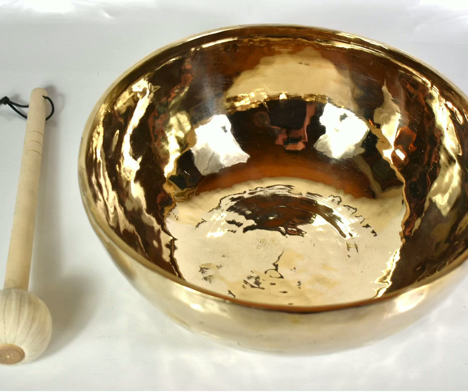Klangschale Becken - poliert - 2791 gr. 30 cm - Klangmassage/Meditation/Therapie - Video/MP3