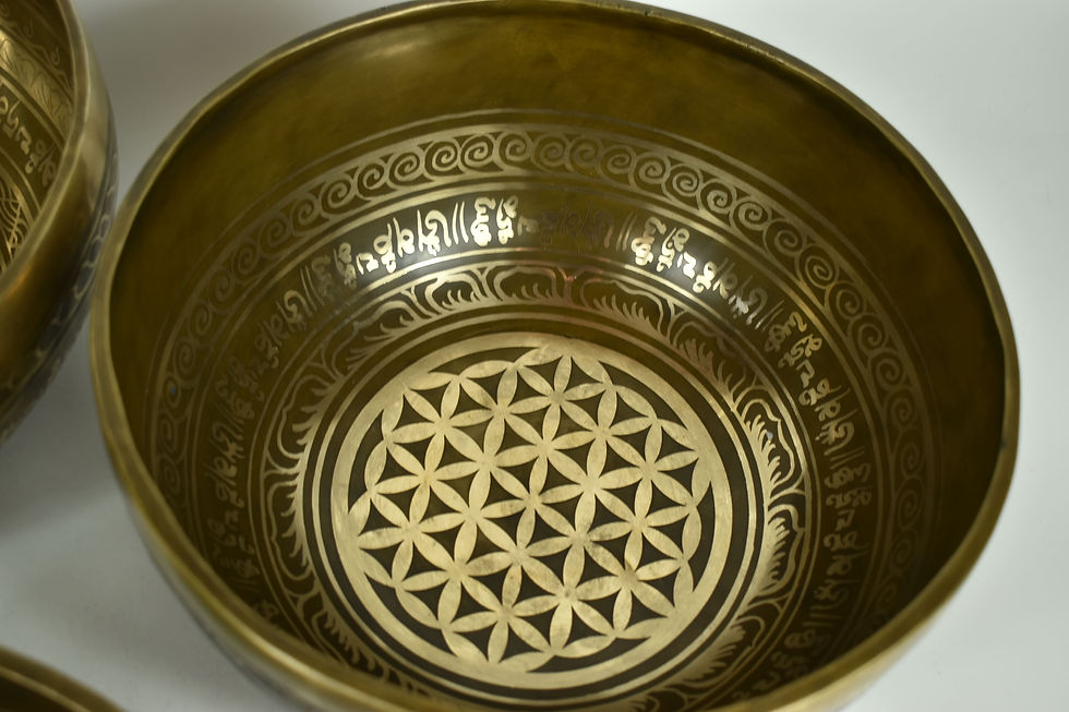 Thumbnail: Klangschalen 3er Set 6,0 kg - Gravur