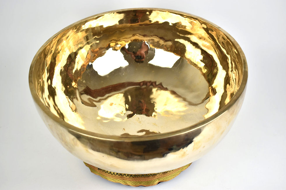 Thumbnail: Klangschale Fuß / Becken 5,9 kg 40 cm - Klangmassage Meditation