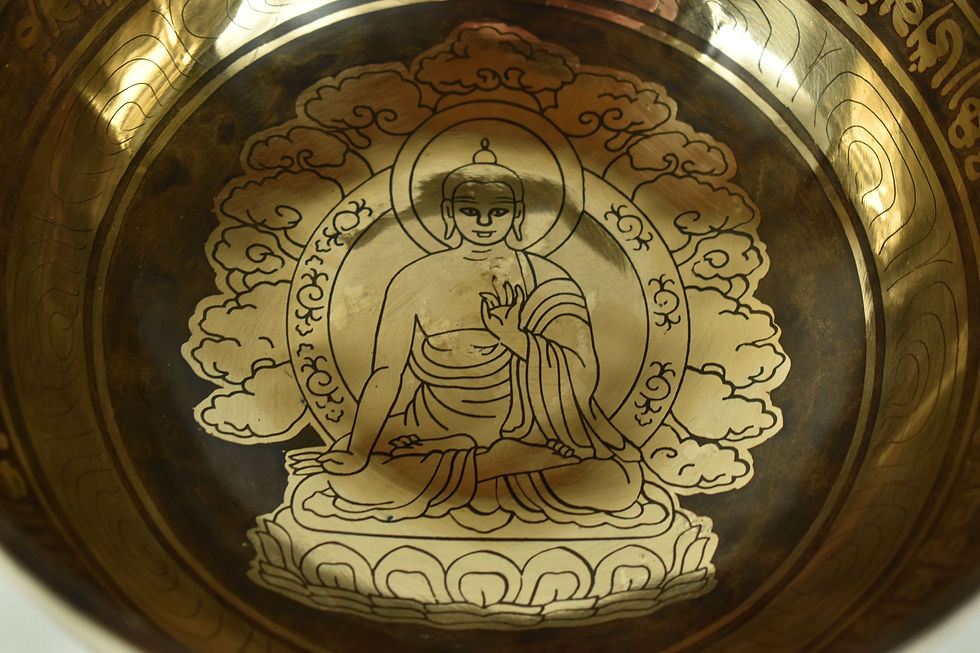 Miniaturbild: Klangschale Gravur - Buddha - Universalschale