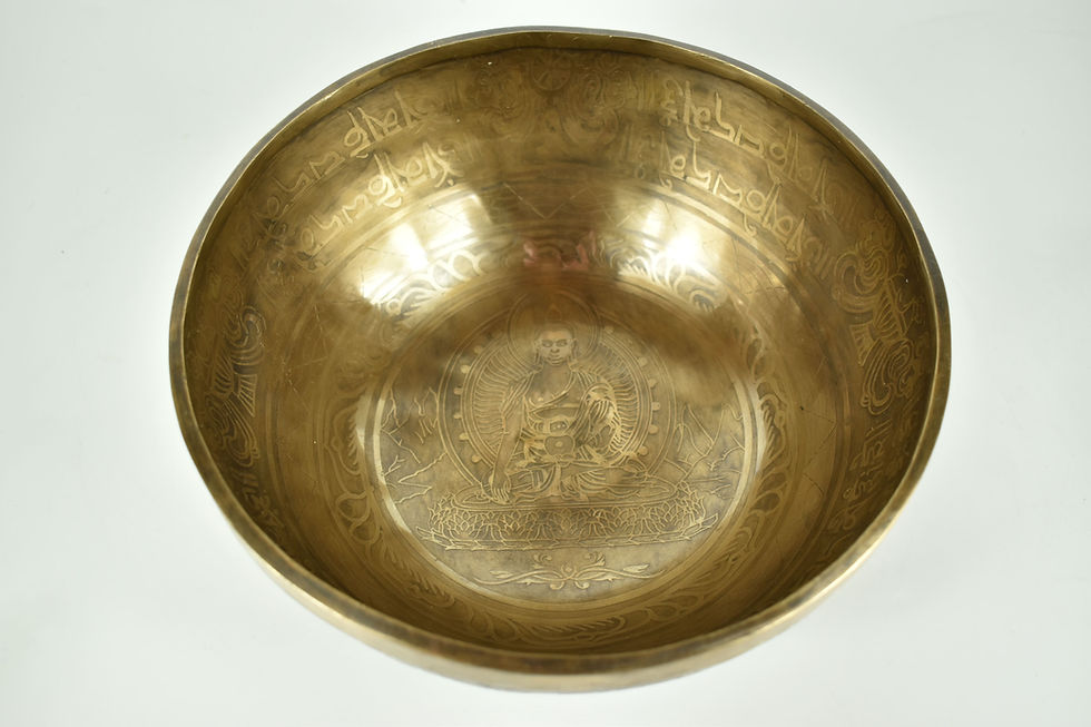 Miniaturbild: Klangschale - Buddha Gravur
