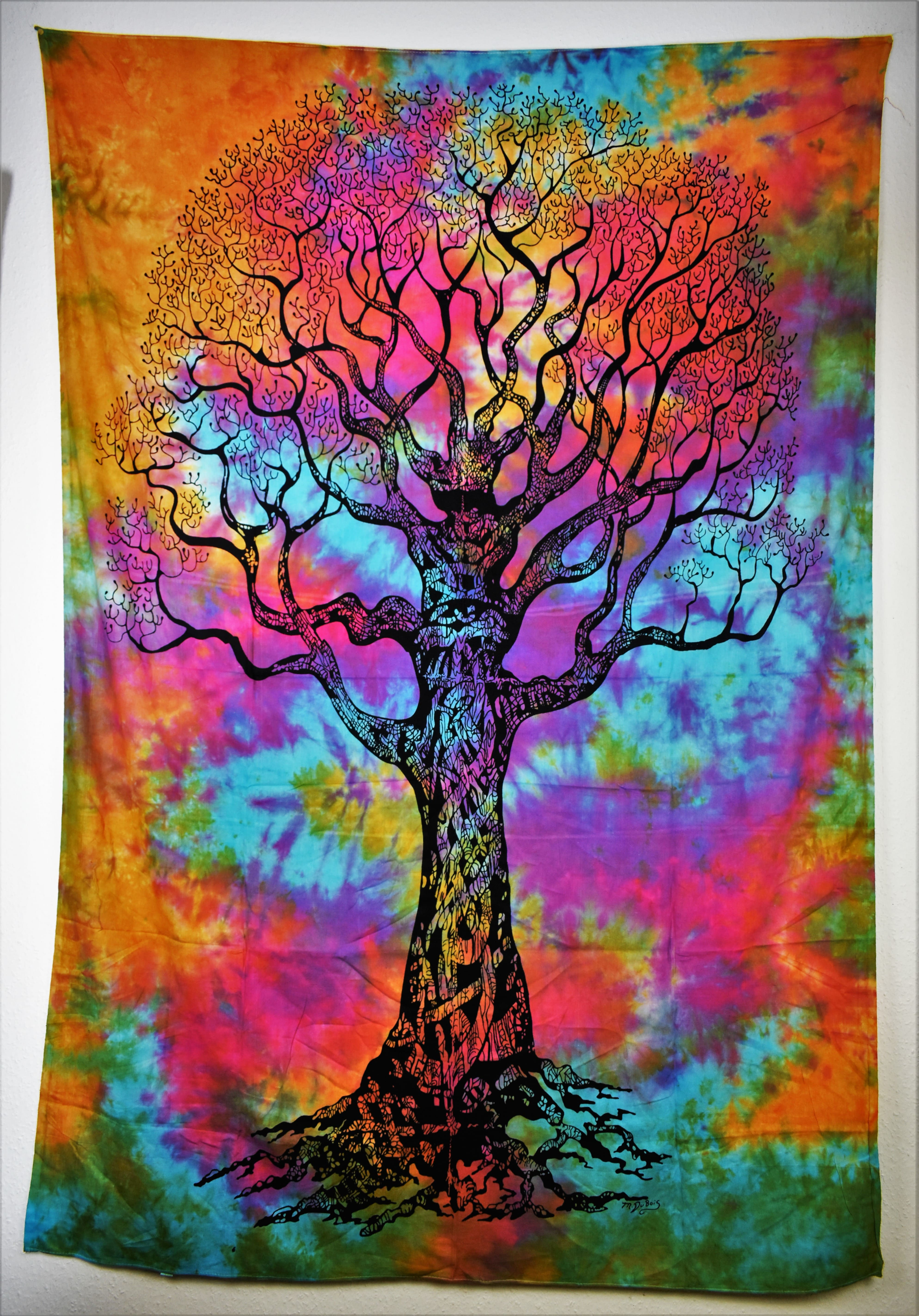 Wandtücher Batik - bunt versch. Motive - 200 x 140 cm - Wandteppic