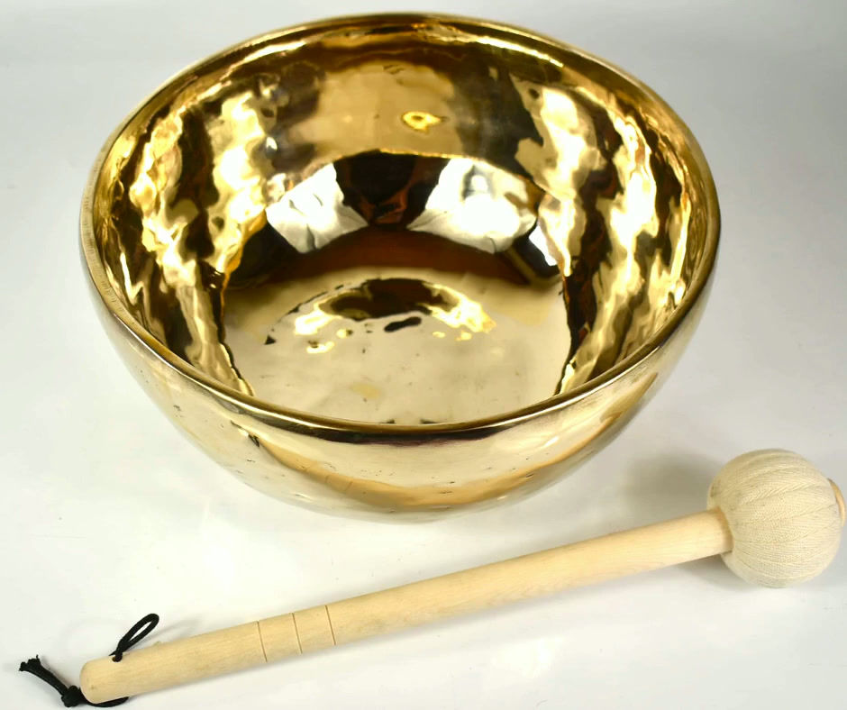 Klangschale Becken 2693 gr. 29 cm - poliert - Klangmassage/Meditation/Therapie - Video/MP3