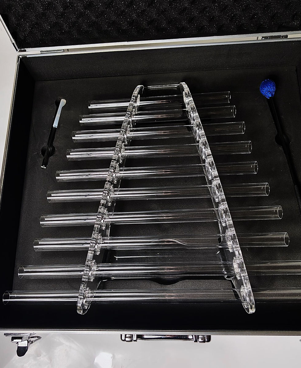 Kristallharfe - D-Moll - 432 Hz - 10 Noten - Crystal Harp - Quarz-Kristall