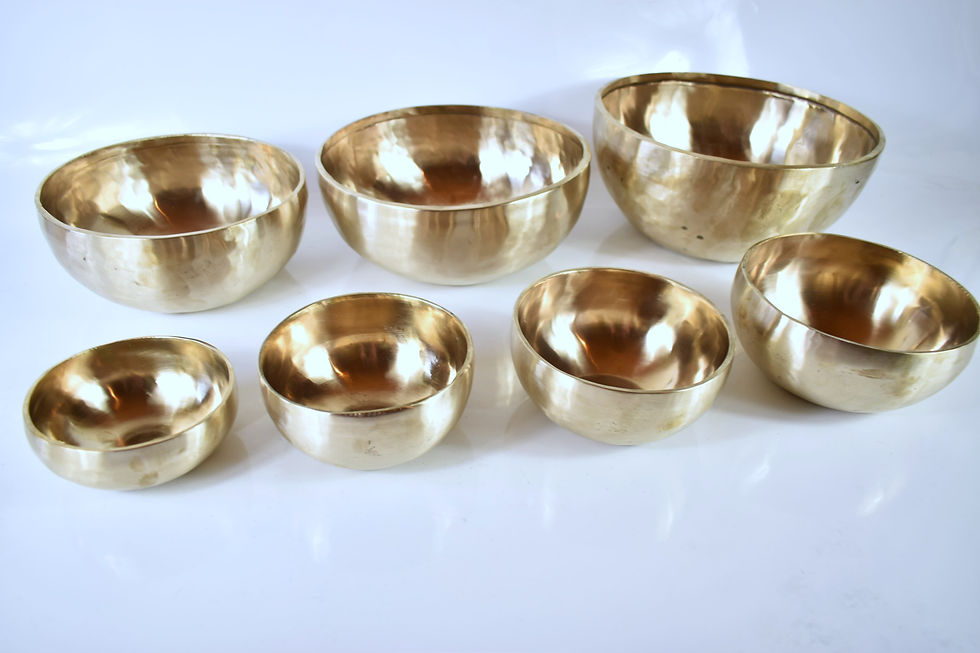 Thumbnail: Klangschalen 7er Chakra Set 8,3 kg - matt - Klangmassage/Meditation/Therapie
