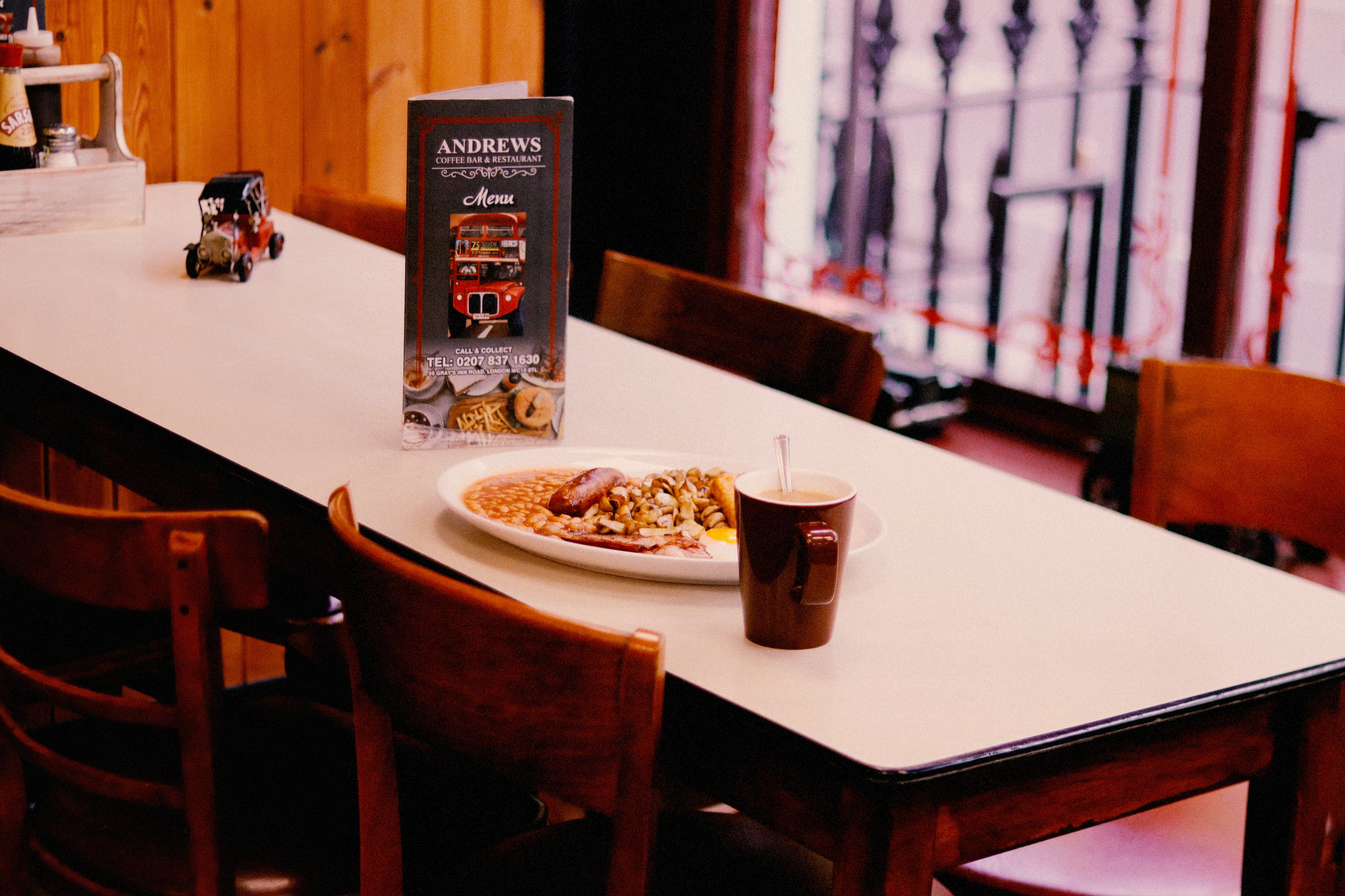 Inside Andrews Restaurant