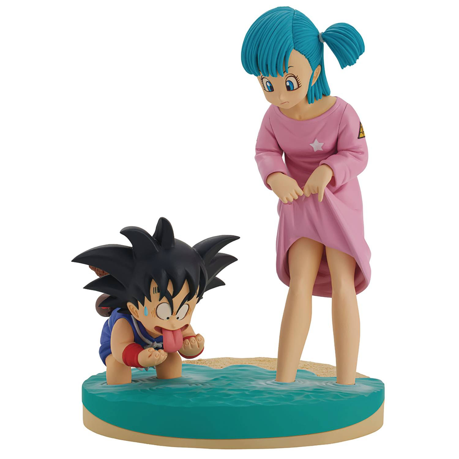 DRAGON BALL DRAGON HISTORY SON GOKU & BULMA ICHIBAN FIG