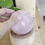 Miniature : Sphère - Quartz rose 